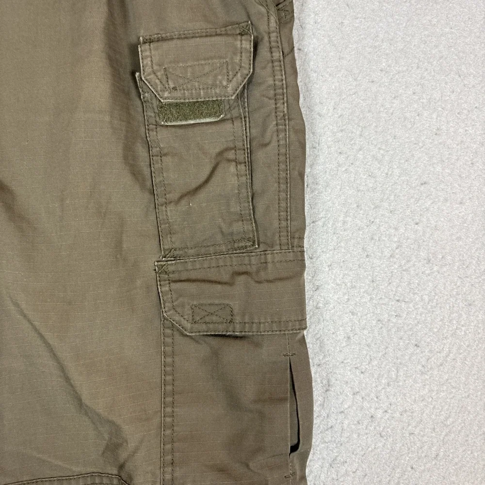 5.11 Tactical Series Cargo Pants Canvas Olive Double Knee Men's Size 38X32